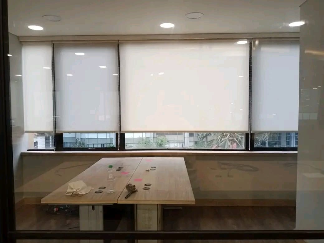 Jual Roller Blind Sharp Point Seri Sp.707-1 Cream (Dimout)